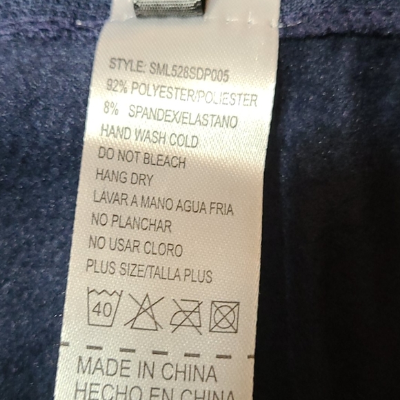 Yelete Leg wear Dark Navy Leggings Plus size - Picture 5 of 6